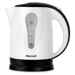 Чайник электрический Maxwell MW-1079 W Мощность 2200Вт. Объем 1,7 литра, Материал пластик. Цвет белый