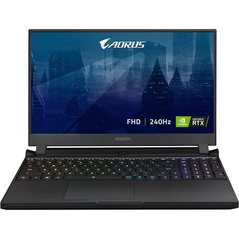 Laptop GIGABYTE AORUS 15P Gaming (XD-73US224SO) 15.6" FHD (1920x1080) 240Hz IPS, Intel Core i7-11800H (2.3GHz-4.6GHz), 12GB DDR4