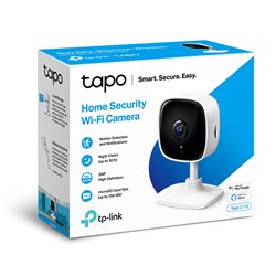 Домашняя Wi‑Fi камера TP-LINK Tapo C110 (3MP FullHD, ночное видение, mSD 256 Gb, двустороннее аудио, датчик движения, удаленное 