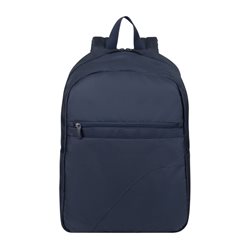 Bag for notebook RivaCase 8065 15.6" Темно синий рюкзак. Наплечные ремни со смягчающими подкладками. Плотный водонепроницаемый м