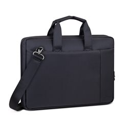 Bag for notebook RivaCase 8231 15.6" Стильная, черная сумка. Двойная молния. Два дополнительных внешних отделения. Ручки для тра