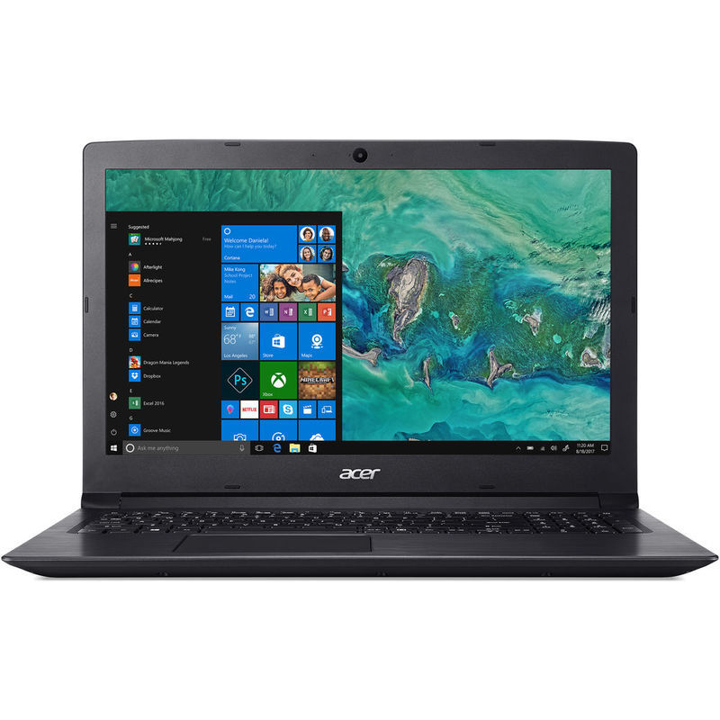 Acer Aspire A315-55G Black Intel Core i3-10110U (up to 4.1Ghz), 20GB DDR4, 256GB SSD, Nvidia Geforce MX230 2GB GDDR5, 15.6" LED 