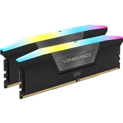 DDR5 Corsair VENGEANCE RGB 32GB (2x16GB) 5200MHz Black (CMH32GX5M2B5200C40)