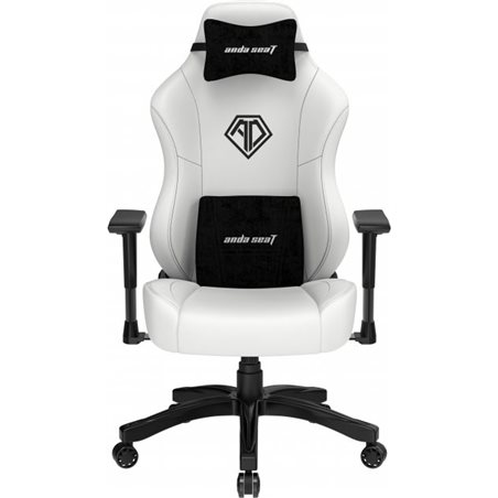Gaming Chair AD18Y-06-W-PV AndaSeat Phantom 3 WHITE 2D Armrest 60mm wheels PVC Leather
