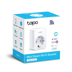 Умная мини Wi-Fi розетка TP-Link Tapo P100(1-pack), IEEE 802.11b/g/n, 2,4 ГГц