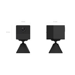 IP камера автономная на аккумуляторе EZVIZ CS-BC2 (2MP/4mm/1920×1080/H.265/Speaker/Mic/mSD/IR 5m/2000 mAh аккум батарея/магнит)
