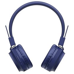 Наушники беспроводные HOCO W25 Promise с микрофоном/накладные/универсальные/mini jack 3.5 mm/синие