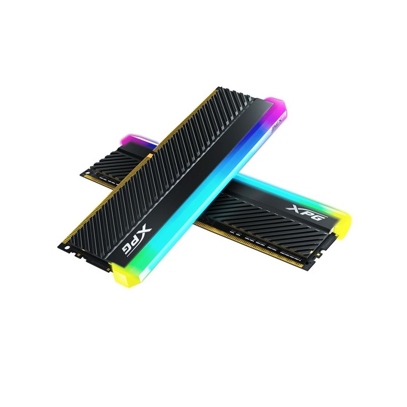 Оперативная память DDR4 16GB(2*8GB) ADATA XPG Spectrix D45G RGB 3600MHz, 1.35V, CL18 BoxBlack (AX4U36008G18I-DCBKD45G)