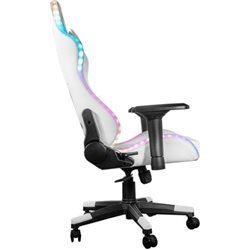 GALAX Gaming Chair GC-02 White, Iron Frame Seat Base, RGB [RG02P4DWY0] 