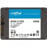 Твердотельный накопитель SSD 240GB Crucial [CT240BX500SSD1] BX500 3D NAND SATA 2.5-inch, Read/Write up 540/500MB/s, 1.5Mh(MTBF)