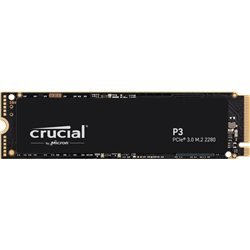 Твердотельный накопитель SSD 1000GB Crucial [CT1000P3SSD8] P3 NVMe m2(2280), Read/Write up 3500/3000MB/s