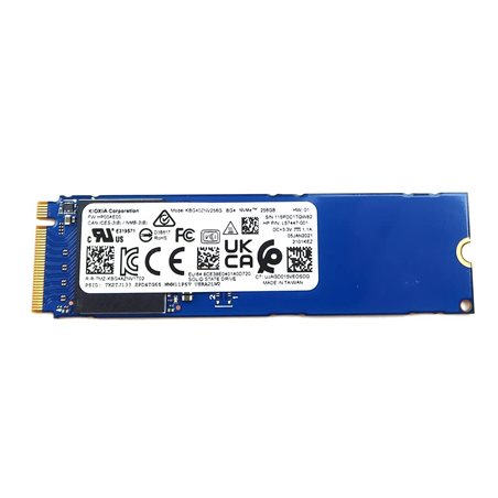 Твердотельный накопитель SSD 256GB KIOXIA BG4 Series KBG40ZNV256G Interno M.2 2280 - PCI Express 3.0 x4 (NVMe R/W:2200/1400MB/s)