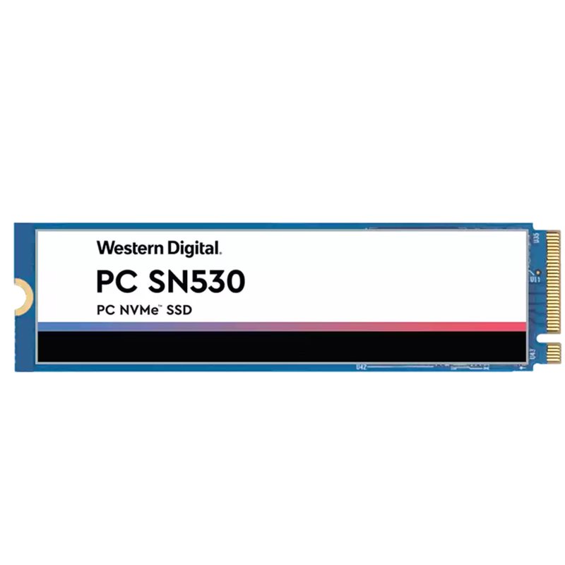 Твердотельный накопитель SSD 256GB Western Digital PC SN530 M.2 2280 NVMe PCIe Gen3x4 Read , Write - 2400, 950MB OEM