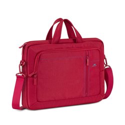 Сумка для ноутбука RivaCase 7530 15.6" Стильная, Красная сумка из высококачественной, водоотталкивающей ткани.Внешние отделения.