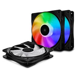 Cooler for PSU/CASE DEEPCOOL CF120(3IN1 SET) A-RGB LED 3x120x120x25mm Hydro Bearing 500-1500rpm