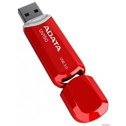 USB Flash ADATA 32GB UV150 USB 3.2 Read up:140Mb/s/Write up:65Mb/s Red
