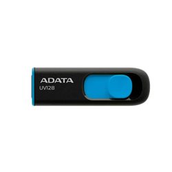 USB Flash ADATA 32GB UV128 USB 3.2 Read up:140Mb/s/Write up:65Mb/s Black-Blue