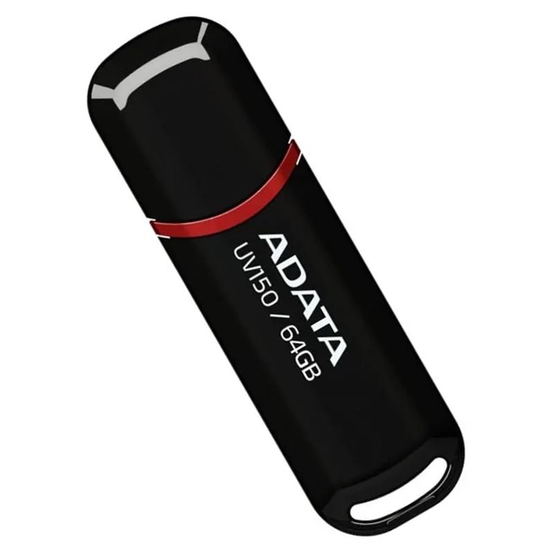 USB Flash ADATA 64GB UV150 USB 3.2 Read up:140Mb/s/Write up:65Mb/s Red