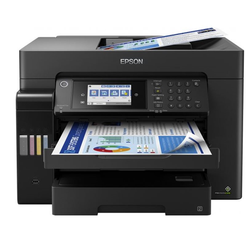 EPSON EcoTank L15160 Многофункциональное устройство 4-в-1 с возможностью печати документов формата А3+, Принтер-сканер-копир-фак