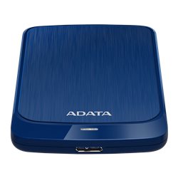 External HDD ADATA 1TB HV320 USB 3.2 Gen1 Read up:100Mb/s/Write up:70Mb/s Blue