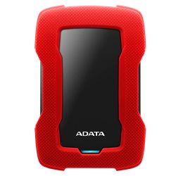 External HDD ADATA 2TB HD330 USB 3.2 Gen1 Read up:135Mb/s/Write up:125Mb/s Red