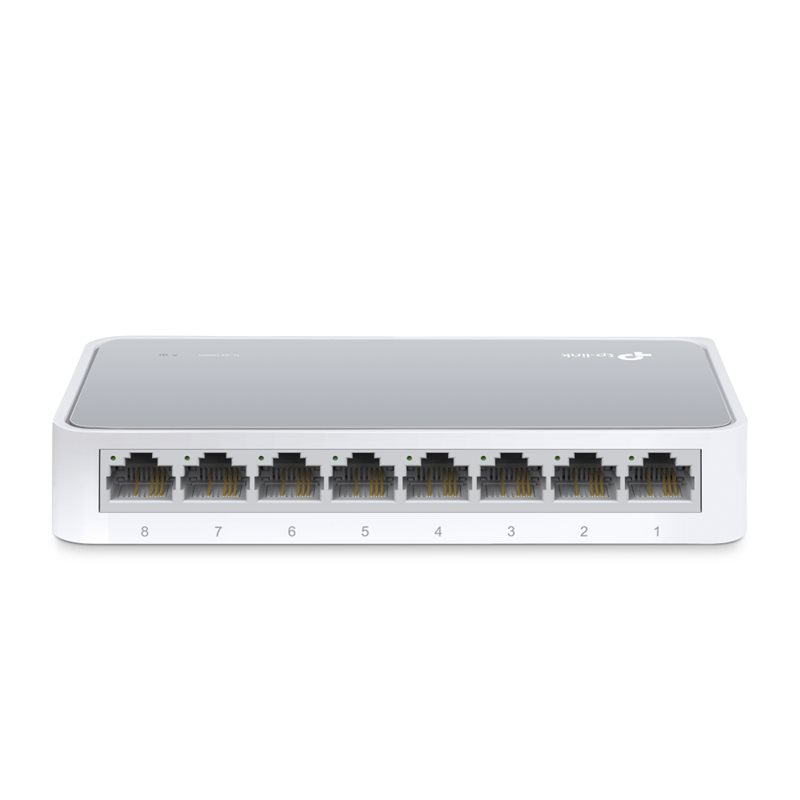 Сетевой коммутатор TP-Link TL-SF1008D, 8-port 10/100Mbps, Desktop - T