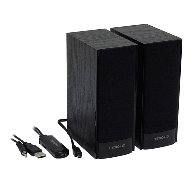 Microlab Speakers B-56 2.0 MDF USB 3W