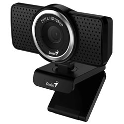 Веб-Камера Genius ECam 8000, USB 2.0, 1280x720, 2.0Mpx, Микрофон, Крепление: зажим, Чёрный