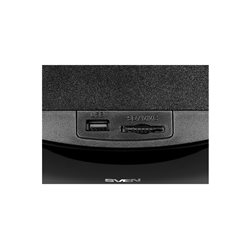 Акустическая система 2.1 SVEN MS-305 черный, RMS 40Вт(20+2x10), Bluetooth 10m, USB2.0, SD слот, Пульт ДУ, MDF, Питание от сети(~