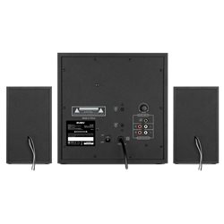 Акустическая система 2.1 SVEN MS-2085 черный, RMS 60Вт(30+2 × 15), Bluetooth 10м, USB2.0, SD слот, Пульт ДУ, MDF, Питание от сет