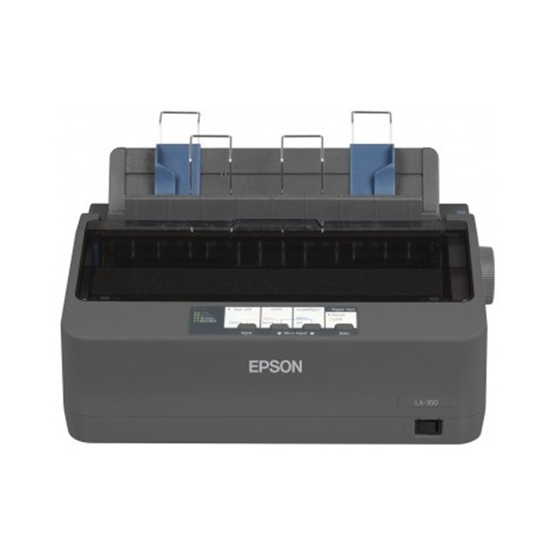 Принтер Epson LX-350 (ударный 9-игольчатый принтер, 357 знаков в секунду, LPT, COM, USB)