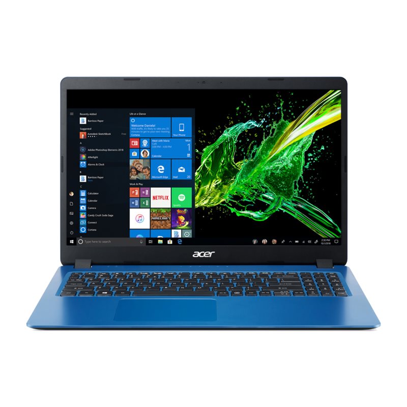 Acer Aspire 315-56 Indigo Blue Intel Core i3-1005G1 (up to 3.4Ghz), 12GB, 256GB SSD, Intel HD Graphics 620, 15.6" LED FULL HD (1