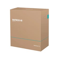 DEEPCOOL MATX MATREXX 40 3FS w/o PSU 1*USB 3.0  Mesh design front panel + 3x120mm tri-color LED fans