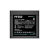 Power Unit DEEPCOOL PF550D 550W 80 PLUS certified 100-240V/ATX12V 2.3 & SSI EPS 12V Black flat