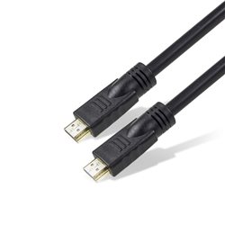 Интерфейсный кабель SHIP SH6031-15P, HDMI-HDMI, 30В, Пол. пакет, Контакты с золотым напылением, 15 м, Чёрный