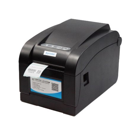 Xprinter XP-350B 3inch direct thermal barcode&Receipt printer USB+SERIAL,Black,152mm/s,EU plug
