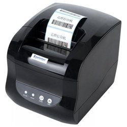 Xprinter XP-365B 3inch direct thermal barcode&Receipt printer USB,Black,127mm/s,EU plug