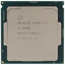 CPU LGA1151v2 Intel Core i5-8500 3.0-4.1GHz,9MB Cache L3,EMT64,6 Cores + 6 Threads,Tray,Coffee Lake