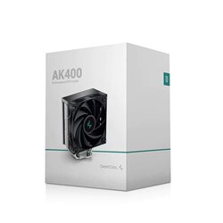 CPU cooler DEEPCOOL AK400  LGA1700/1200/115*/AMD 120mm Black PWM FDB fan,500-1850rpm,4HP