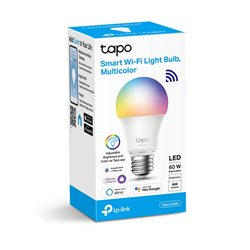 Лампа Wi-Fi Умная TP-Link Tapo L530E, диммируемая, многоцветная, 806 лм.8,7 Вт, 2700К. IEEE 802.11b/g/n, E27