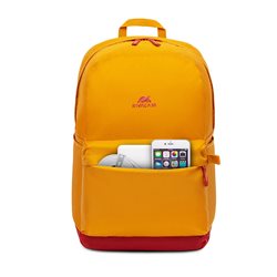 Рюкзак для ноутбука RivaCase 5561 Золотой-красный легкий 15.6"  Водоотталкивающая ткань. Смягчающие наплечные ремни с регулеровк