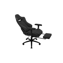 Gaming Chair AEROCOOL ROYAL AeroWeave ASH BLACK 4D Armrest 65mm wheels PVC Leather