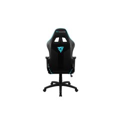 Gaming Chair ThunderX3 EC3 BLACK&CYAN 50mm wheels PVC Leather