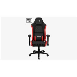 Gaming Chair AEROCOOL Crown PLUS BLACK&RED 4D Armrest 65mm wheels PVC Leather