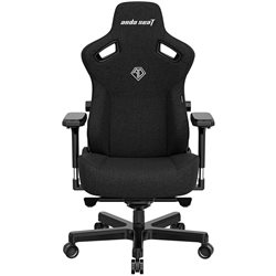 Gaming Chair AD12YDC-XL-01-B-CF AndaSeat Kaiser 3 XL BLACK 4D Armrest 65mm wheels Fabric