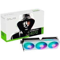 GALAX GeForce RTX 4070 EX GAMER WHITE 12GB GDDR6X 192bit 2550Mhz/21000Mhz RGB TRIPPLE Fan HDMI 3xDisplayPort [47NOM7MD7KWH]