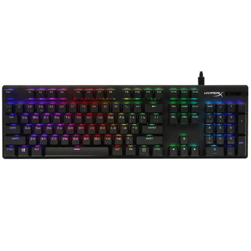 HyperX Alloy Origins PBT 639N3AAACB Mechanical Gaming Keyboard,Radiant RGB,HX Red Switch RU