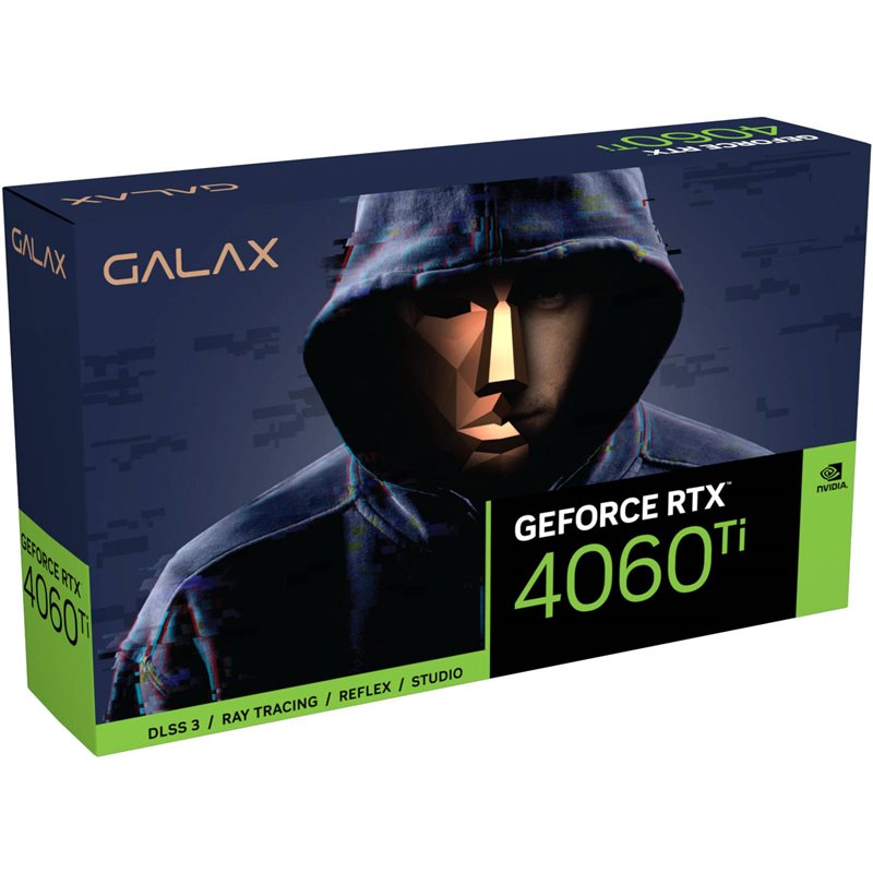 GALAX GeForce RTX4060Ti 1-Click OC 8GB GDDR6 128bit 2565Mhz/18000Mhz DUAL Fan HDMI 3xDisplayPort [46ISL8MD8COC]