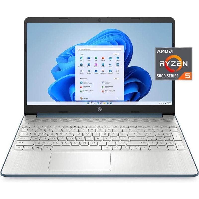 Laptop HP 15-ef2729wm 15.6" FHD (1920x1080) TN, AMD Ryzen 5 5500U (2.1GHz-4.0Ghz), 8GB DDR4, 256GB SSD PCIe NVMe, AMD Radeon RX 