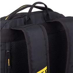 Рюкзак для ноутбука RivaCase 5431 Черный с принтом "Urban". Водоотталкивающая ткань. Смягчающие наплечные ремни с регулеровкой. 
